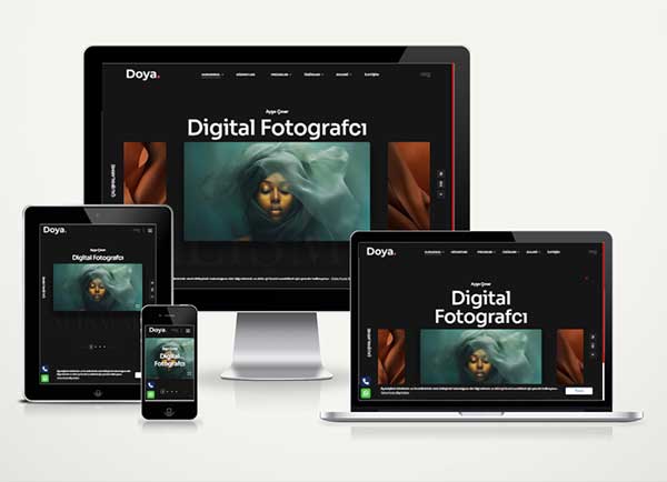 Dijital Fotoğrafçı Web Sitesi Paketi Royal